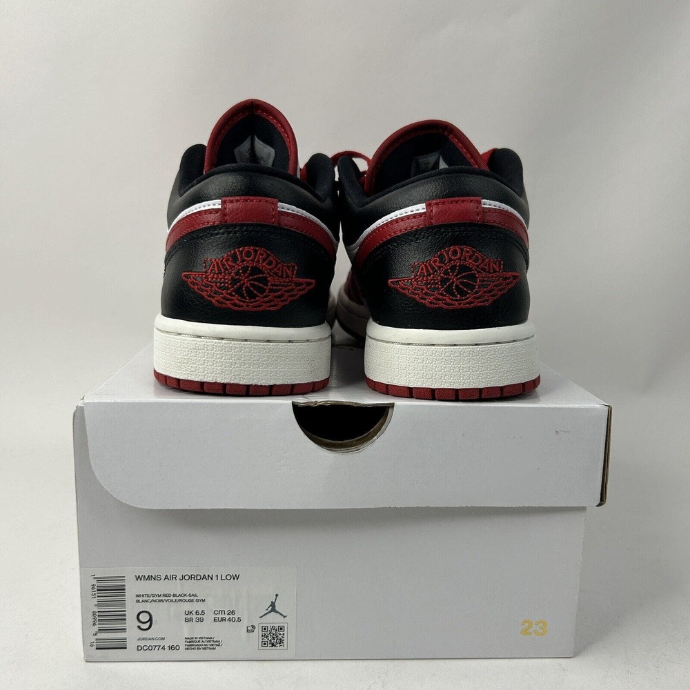Nike Shoes Air Jordan 1 Retro Low “Reverse Black Toe/Bred” 2024 - Picture 5 of 8